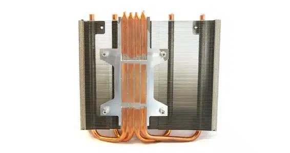 Heat Pipes utilized in an integrated solution to save space and weight.